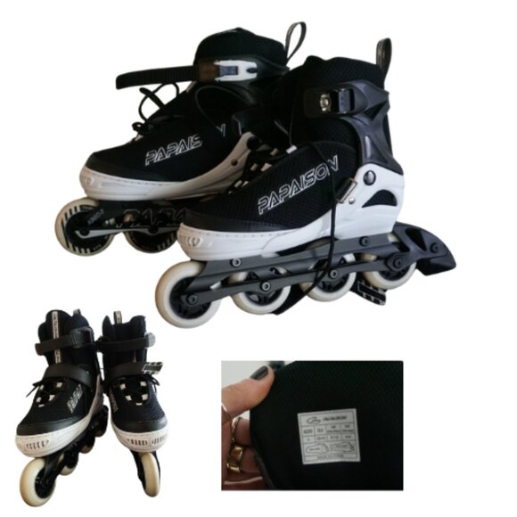 PAPAISON Adjustable Inline Rollerblades – Size 7–9 (Men) / 8–10 (Women) - Picture 1 of 1